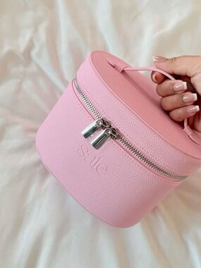 Saie pink mini vanity makeup bag ~ ISO